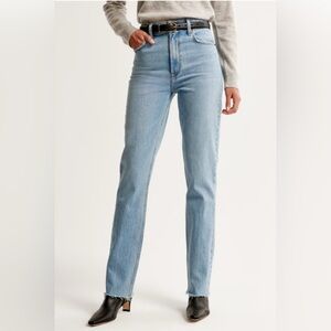 Abercrombie & Fitch ultra high rise 90s straight jeans